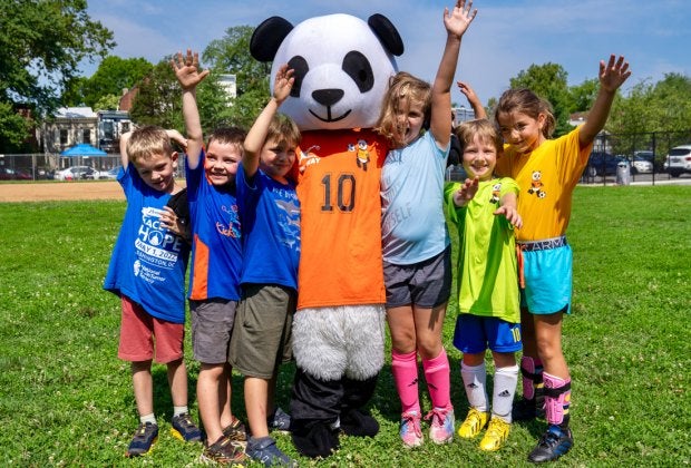 Kids ages 5-14 can improve their soccer skills at DC Way Soccer Camp. Photo courtesy of the camp