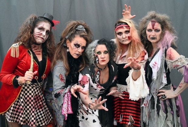 With frightfully fun costumes and creepy choreography, the MOMbies® put on spectacular shows for a great cause.