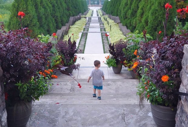 Thanks to its history as a tony estate, Untermyer Gardens is a grand urban oasis worth exploring. Photo courtesy of the Garden