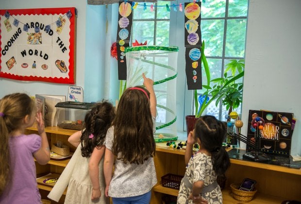 The Bronxville Montessori School develops varied programs for children as young as 18 months through their kindergarten years using the Montessori approach.