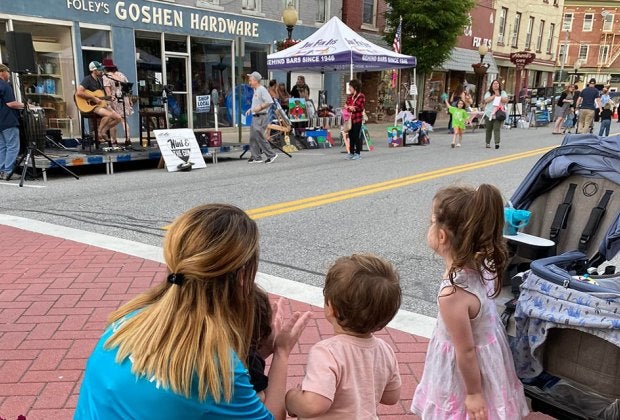 Goshen's lovely, walkable downtown is but one of the charming draws in this Hudson Valley town. 