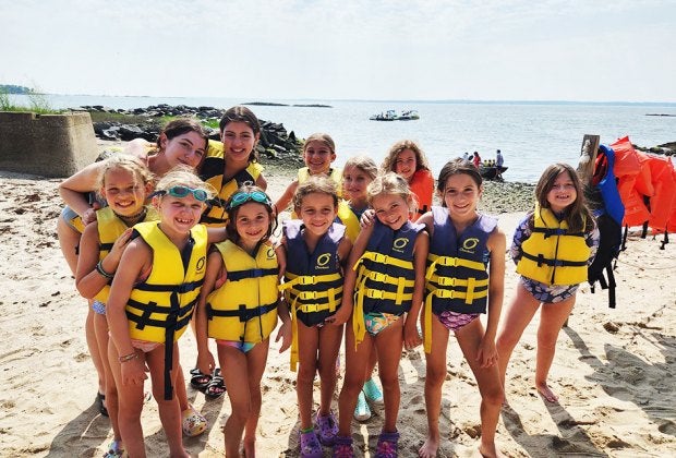 Enjoy water sports at Westchester Summer Day in Mamaroneck. Photo courtesy of the camp