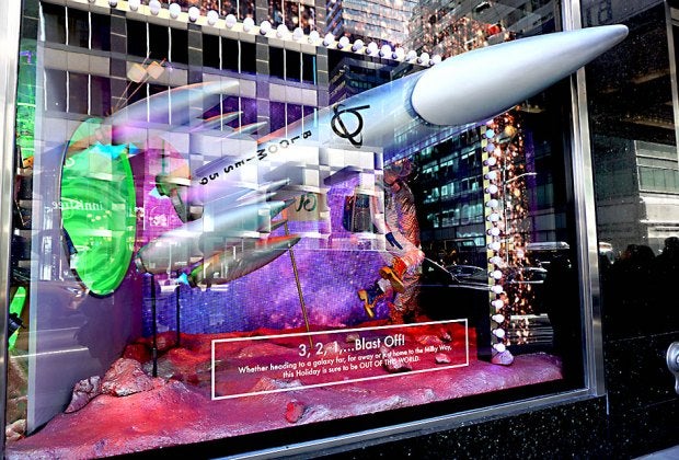 Blast off this holiday season with a trip to Bloomingdale's holiday windows. Photo by Jody Mercier