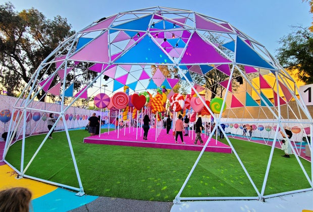 A Real Life Candy Land at Sugar Rush: A lollipop forest awaits