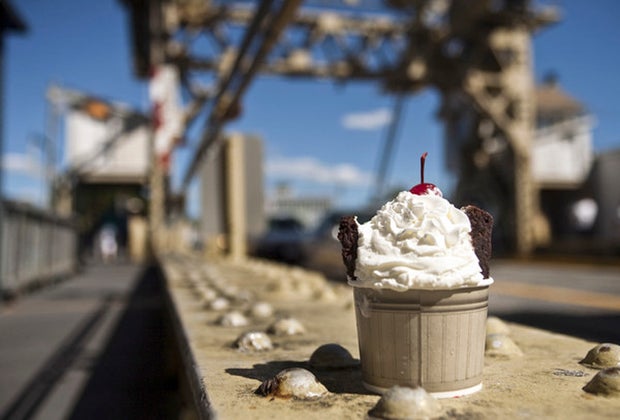 Photo of Mystic Drawbridge Ice Cream-Visiting Connecticut with Kids.