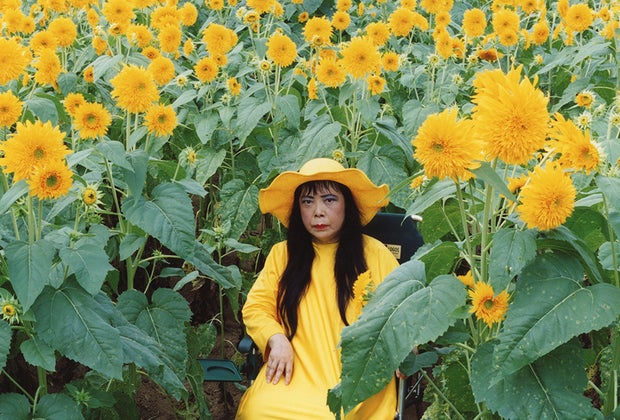 Kusama: Cosmic Nature tells the story of the artist's love for nature