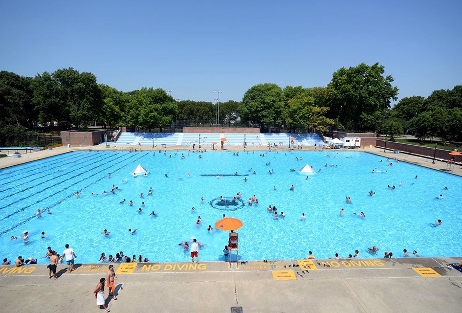 Brooklyn's Sunset Park Pool is one of 15 public pools set to reopen for summer 2020. Photo courtesy of NYC Parks