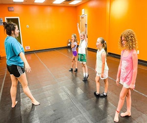 Young dancers perfect skills at Synergy Dance Center. Photo courtesy of Synergy Dance Center