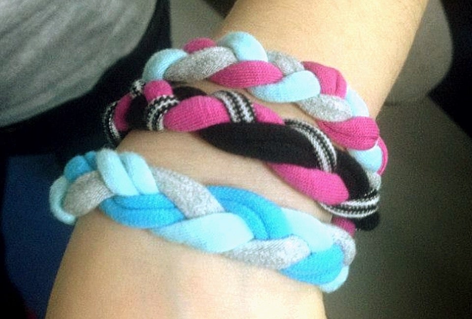 Easy Fabric Friendship Bracelets for Kids - With Recycled T-Shirts