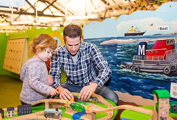 Image of parent and child at Children's Museum of New Hampshire