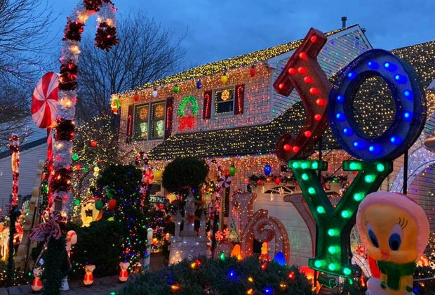 Holiday lights in New Jersey: The Gress House Holiday Light Spectacular