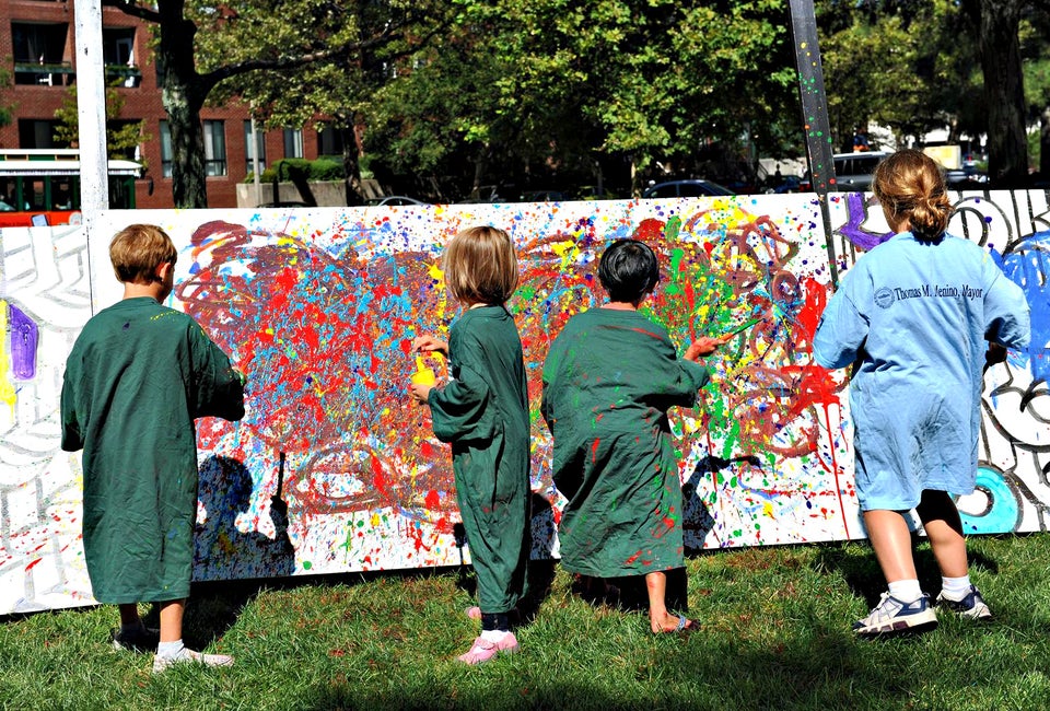 Free Things to Do with Boston Kids in September Paint the town! Photo courtesy of The Boston Arts Festival