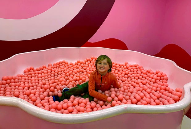 Museum of Ice Cream: Dive into the ball pit at the Museum of Ice Cream