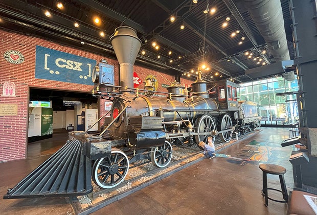 Atlanta History Center: the Texas.locomotive