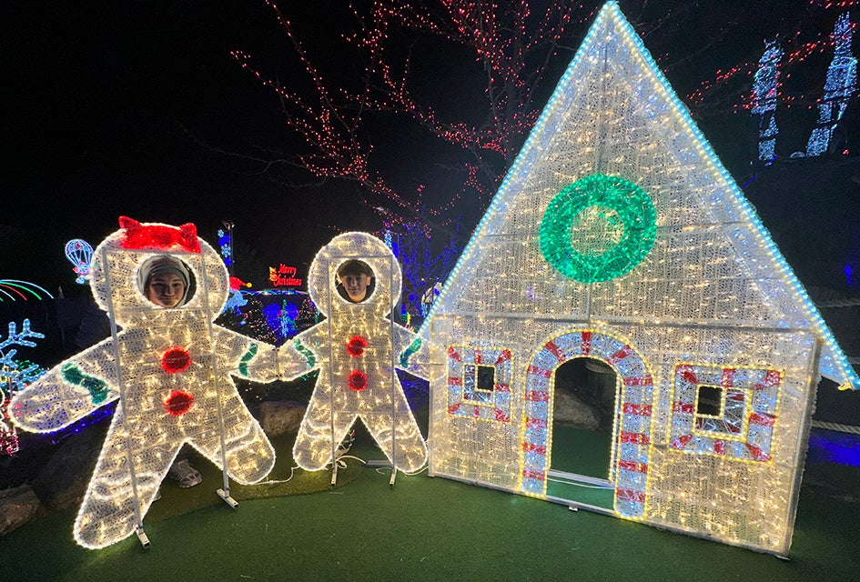 Sayville Falls Transforms Mini Golf Course into Winter Garden Sayville Falls Mini Golf has brought a new holiday attraction to Long Island.