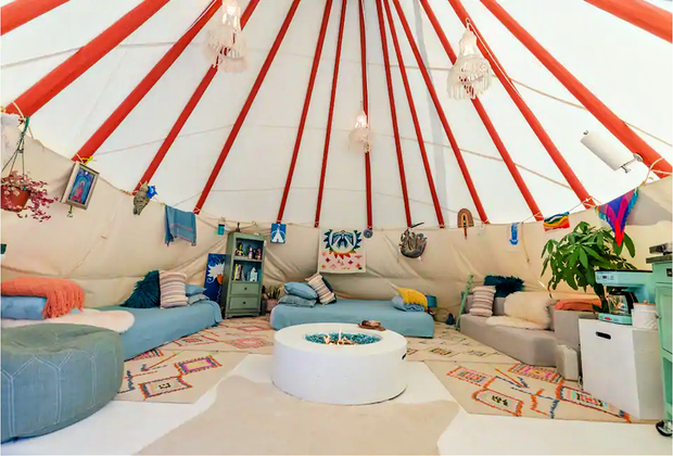 California Vacation Rentals for Families: Sleep in a tipi!