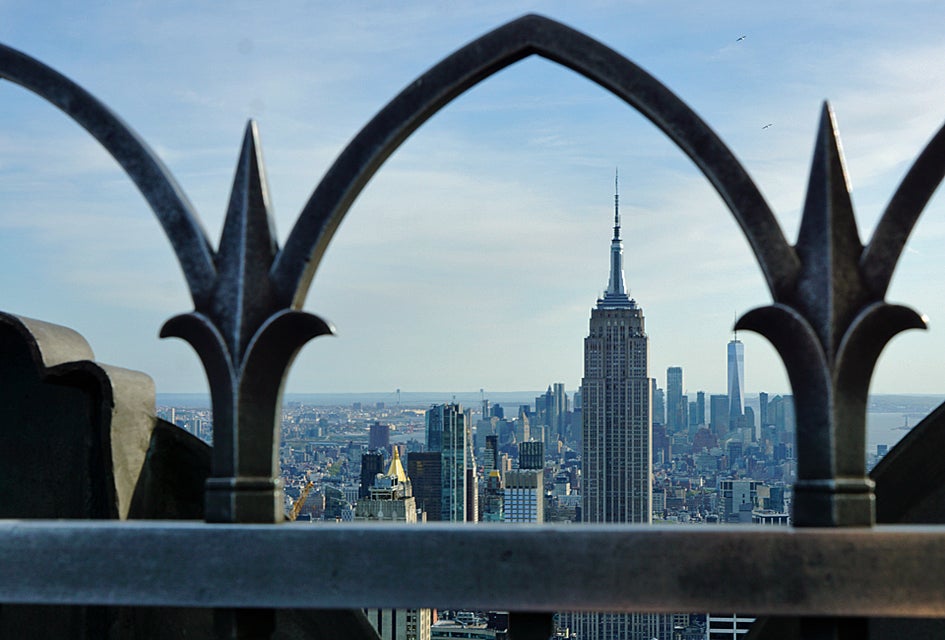 For an only-in-NYC experience, head to the Top of the Rock to enjoy the view. Photo by Jody Mercier
