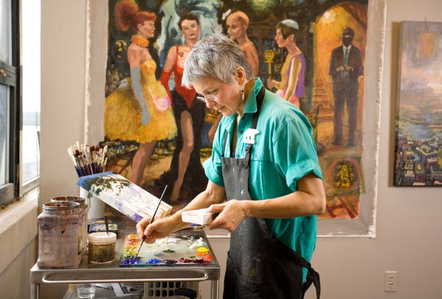 See artists at work. Photo courtesy of Torpedo Factory Art Center