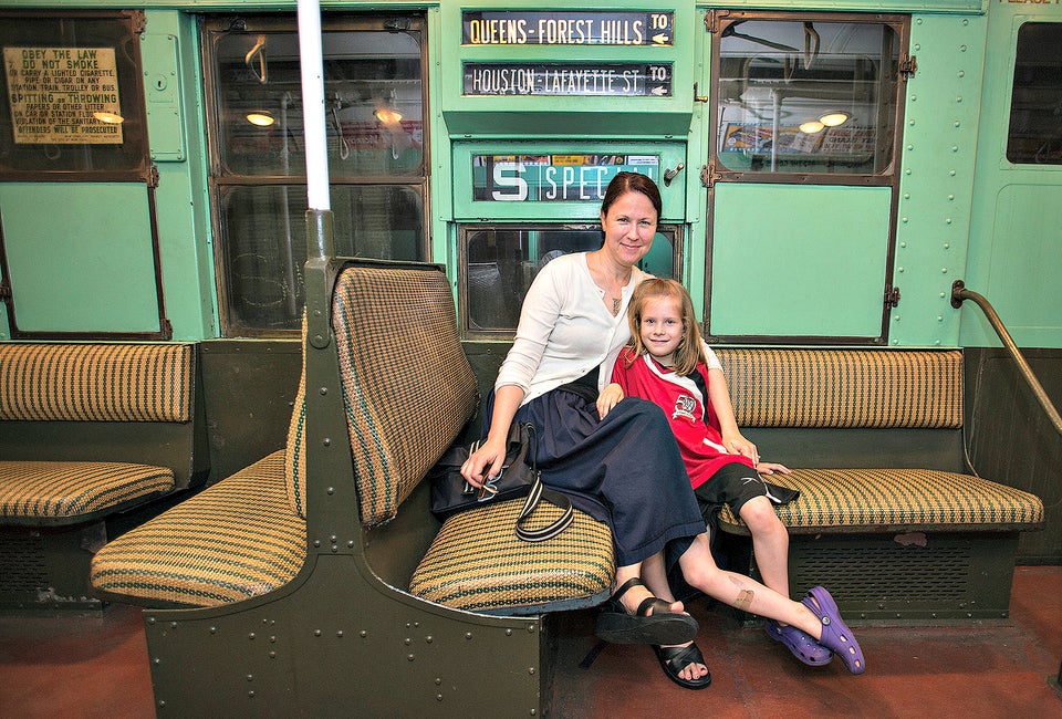 The Transit Museum's vintage fleet appeal to all ages. Photo courtesy the museum.