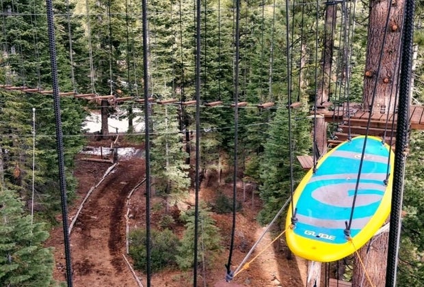Things To Do with Kids in Lake Tahoe: Tree Top Adventure