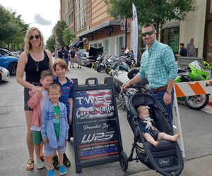 Enjoy an easy morning of strolling through classic cars, hot rods and more while sipping on coffee. Photo courtesy of Dana Pritchard, Woodlands Performance & Suspension.