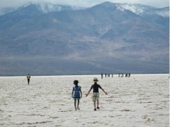 Death Valley with Kids: Salt Flats of Badwater Basin