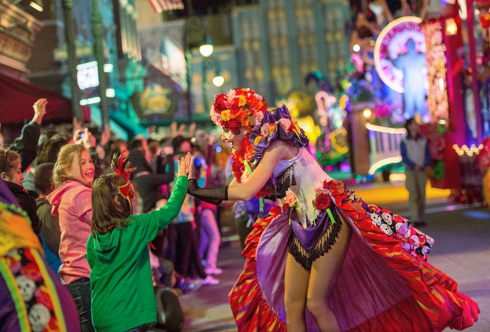 Celebrate Mardi Gras theme-park style. Photo courtesy of Universal Orlando 