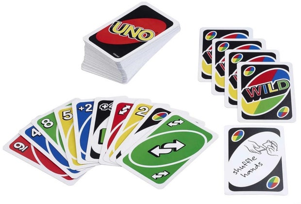 From kids just learning numbers up to grandparents, everyone can play Uno. Photo courtesy of Amazon