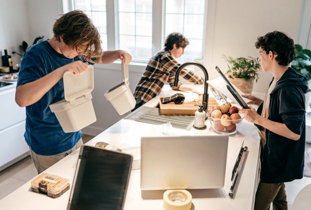 Life Skills for Teens: Cleaning a Kitchen