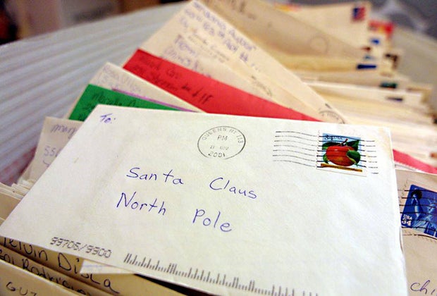 Fulfill a child's wish with Operation Santa. Photo courtesy of USPS