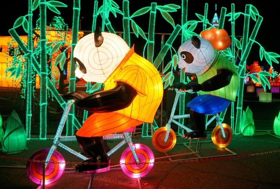 Travel through an illuminated wonderland at the Vernon Lights Festival. Photo courtesy of the festival