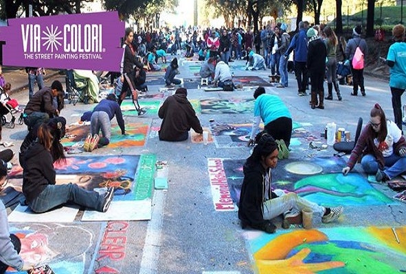 Houston Via Colori Street Painting Festival