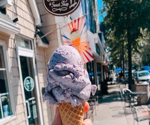 Ice creams and Italian ices are made on-site at the Village Creamery & Sweet Shop in Valhalla. 