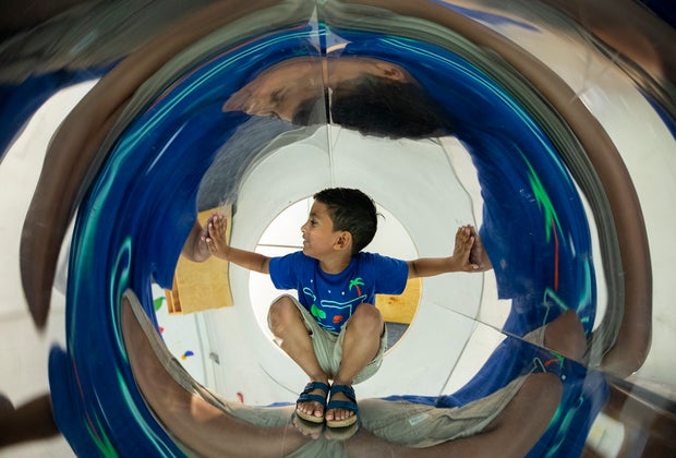 Visiting the New York Hall of Science with Kids: Preschool Place