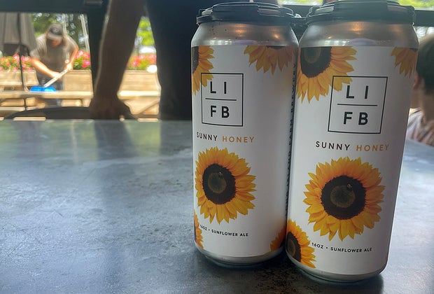 Waterdrinker Family Farm: Sunflower Ale from Long Island Farm Brewery