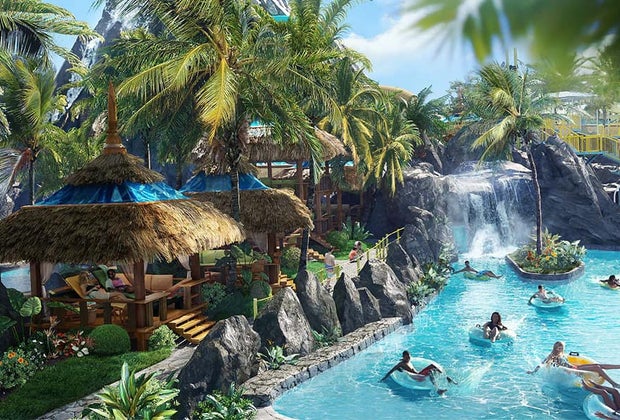 Best Outdoor Water Parks in the US: Universal's Volcano Bay in Orlando, FL