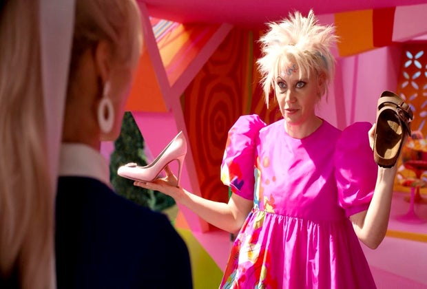 Weird Barbie steals the show. Photo courtesy of Warner Bros Pictures