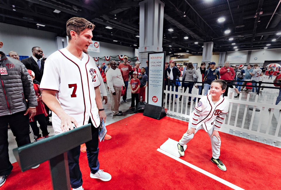 Enjoy a day with the World Series champion Nationals at their Winterfest. Photo courtesy of the Washington Nationals