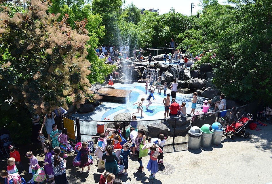 Best Brooklyn Bridge Park Playgrounds (Ranked!) The super popular Water Lab at Pier 6 can get crowded, so come early!