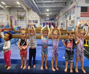 Gymnastics City in Cortlandt Manor offers classes for all ages, from tumbling tots to competitive teens. Photo courtesy of the venue