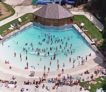 The zero-depth entry at Willson's Waves makes it a perfect pool for tots. Photo courtesy of Willson's Waves