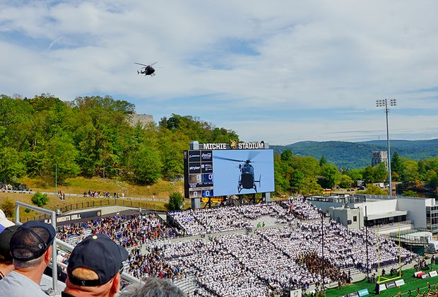West Point with kids: Football at Michie Stadium
