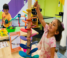 Kids under 1 are FREE hours at the Westchester Children’s Museum. Photo courtesy of the museum
