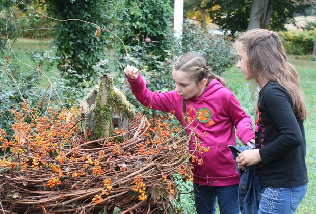Image of children exporing Wee Fairie Village - Best Fall Day Trips from Boston