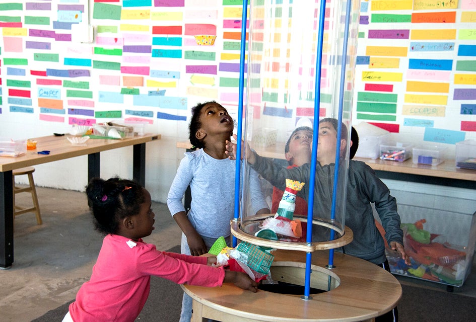 Visiting the Westchester Children's Museum in Rye: New and Ongoing Exhibits Explore what makes things fly with the Westchester Children's Museum's Wind Tunnel Design Challenge. Photo courtesy of the museum