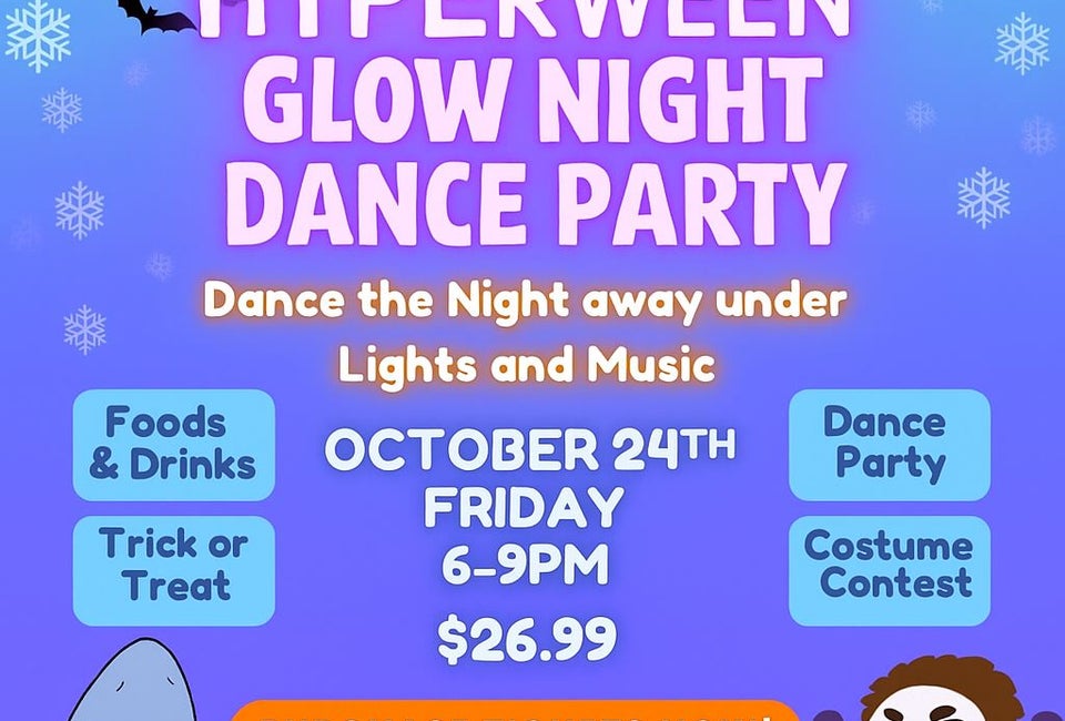 Hyperween Glow Night Dance Party at Hyperkidz Westchase