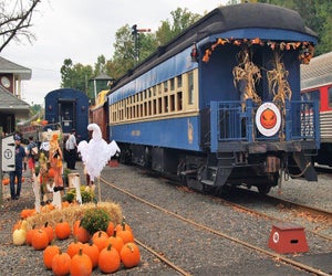 Hop on the the Halloween Express on Sunday for a spooky train ride. Photo courtesy of the railway the 