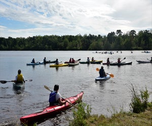 Go kayaking, fishing, rock climbing, and more at the WILD Outdoor Expo. Photo courtesy of the event