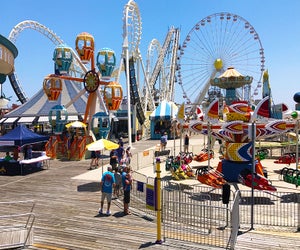 There are lots of preschooler-friendly rides at Morey's Piers in Wildwood. Photo by Rose Gordon Sala