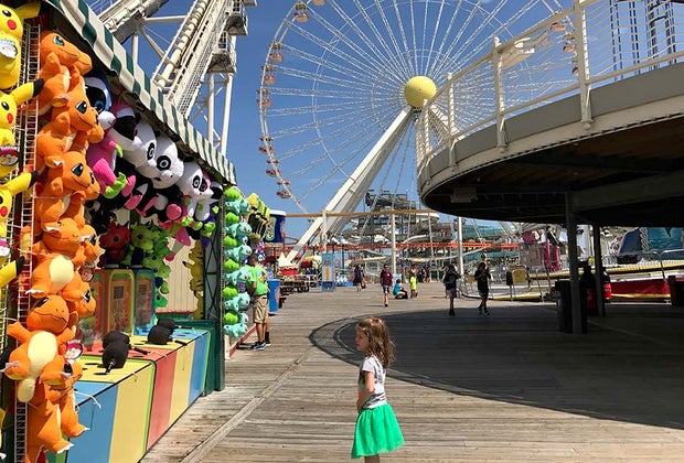 Jersey Shore boardwalk Wildwoods